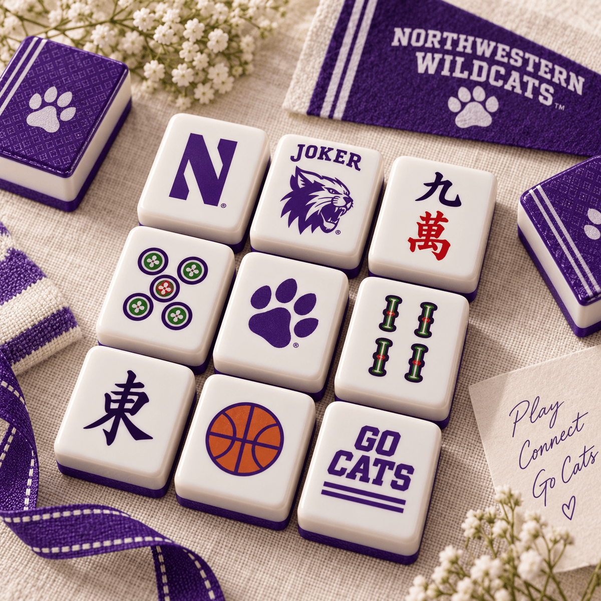 Premium NWWC Mahjong Tiles Set TNSM